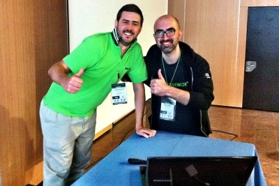 Steve ed Enrico Zimuel al PHPDay