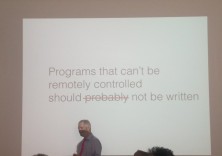 Programs should be remotely controllable
